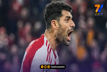 شادی بی حد و حصر طارمی پس از گلزنی به بایرلورکوزن/ عکس روز