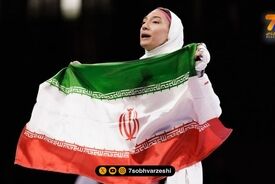 مبینا نعمت‌زاده تنها طلایی تکواندوی بانوان ایران در تورنمنت امارات