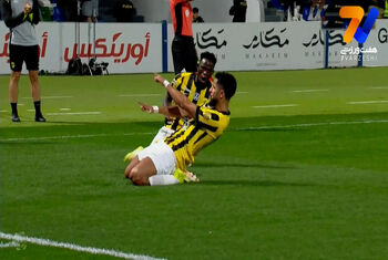 گل اول الاتحاد به الفتح توسط صالح الشهری