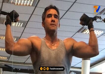تمرینات سخت ورزشی احمدرضا عابدزاده در 57 سالگی
