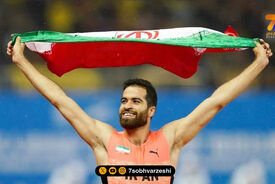 لنز ورزشی| حسن تفتیان قهرمان دوومیدانی با کت و شلوار در پاریس