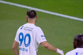 گل دوم الهلال به الاخدود توسط کریم بنزما