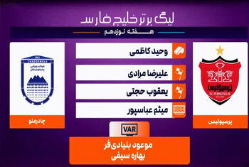 کارشناسی داوری پرسپولیس  – چادرملو