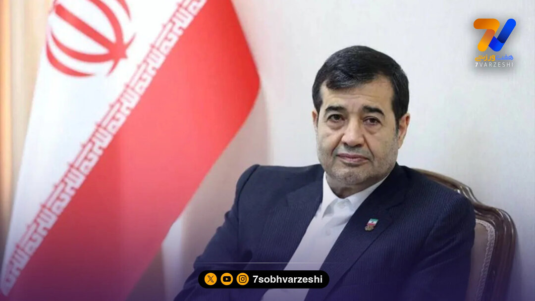 سخنرانی وزیر ورزش در مراسم تشییع شهدای دنا