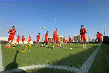آخرین جلسه تمرینی تراکتور ایران پیش از دیدار با شباب الاهلی امارات