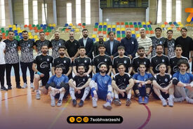 تاجرنیا در کنار فوتسالیست‌ ها! +عکس