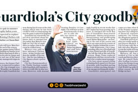 خداحافظی گوآردیولا تیتر یک روزنامه Daily telegraph