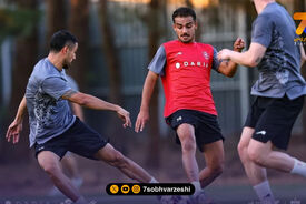 حضور پایه های پرسپولیس در تمرین بزرگسالان