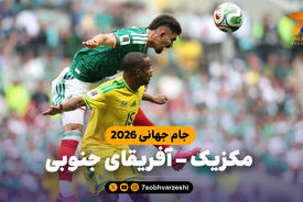 خلاصه بازی مکزیک 2 – آفریقای جنوبی 0