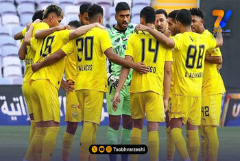 پوستر باشگاه الوصل برای تقابل با استقلال