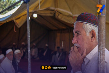 سوگواری مردم آق‌قلا برای صابر کاظمی +عکس