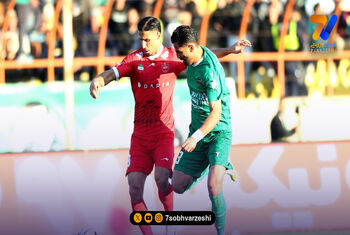 گزارش تصویری بازی شمس آذر و پرسپولیس در قزوین