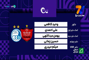 کارشناسی داوری دیدار پرسپولیس – استقلال