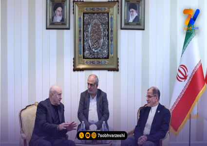 دیدار نایب ریس اتحادیه جهانی کشتی با رییس کمیته ملی المپیک